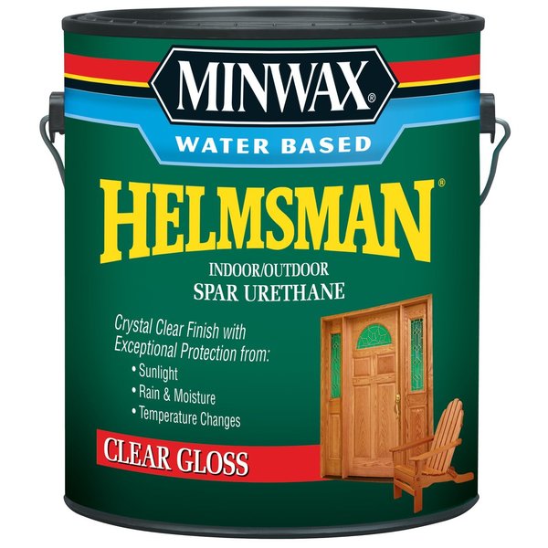 Minwax Helmsman Gloss Clear Water-Based Spar Urethane 1 gal 710500000